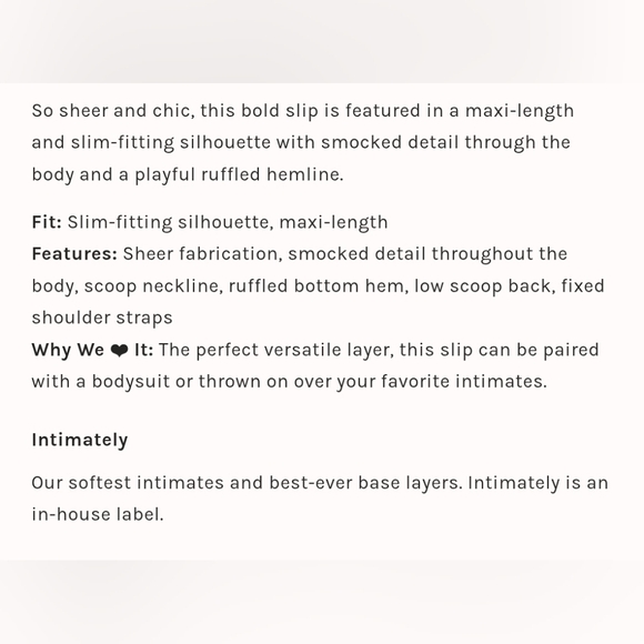 Free People Smock About It Slip In Ivory - Picture 5 of 12